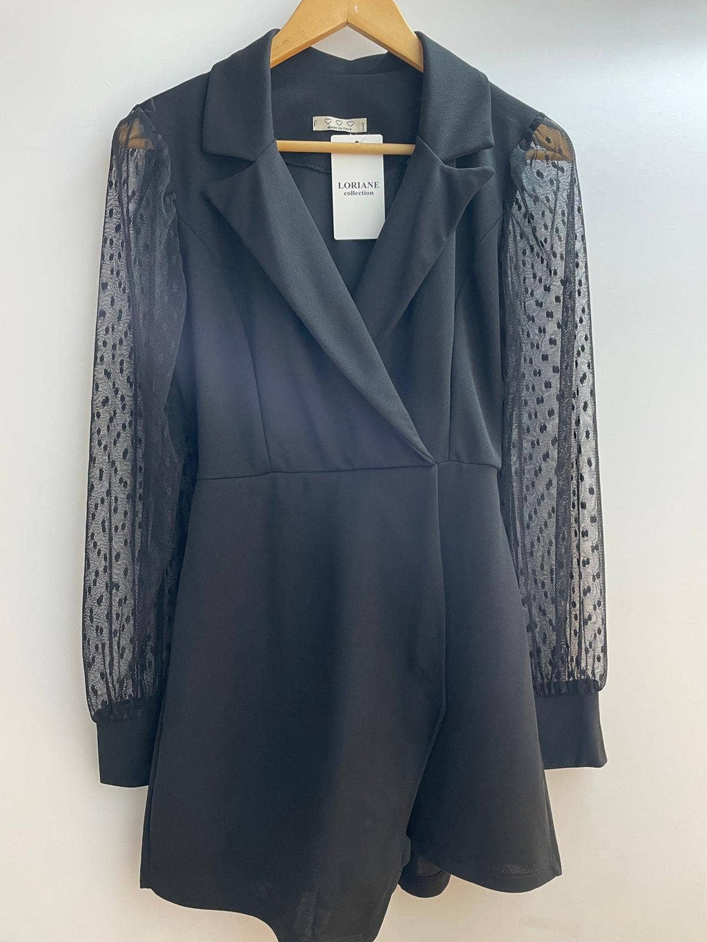 Macacão blazer liso