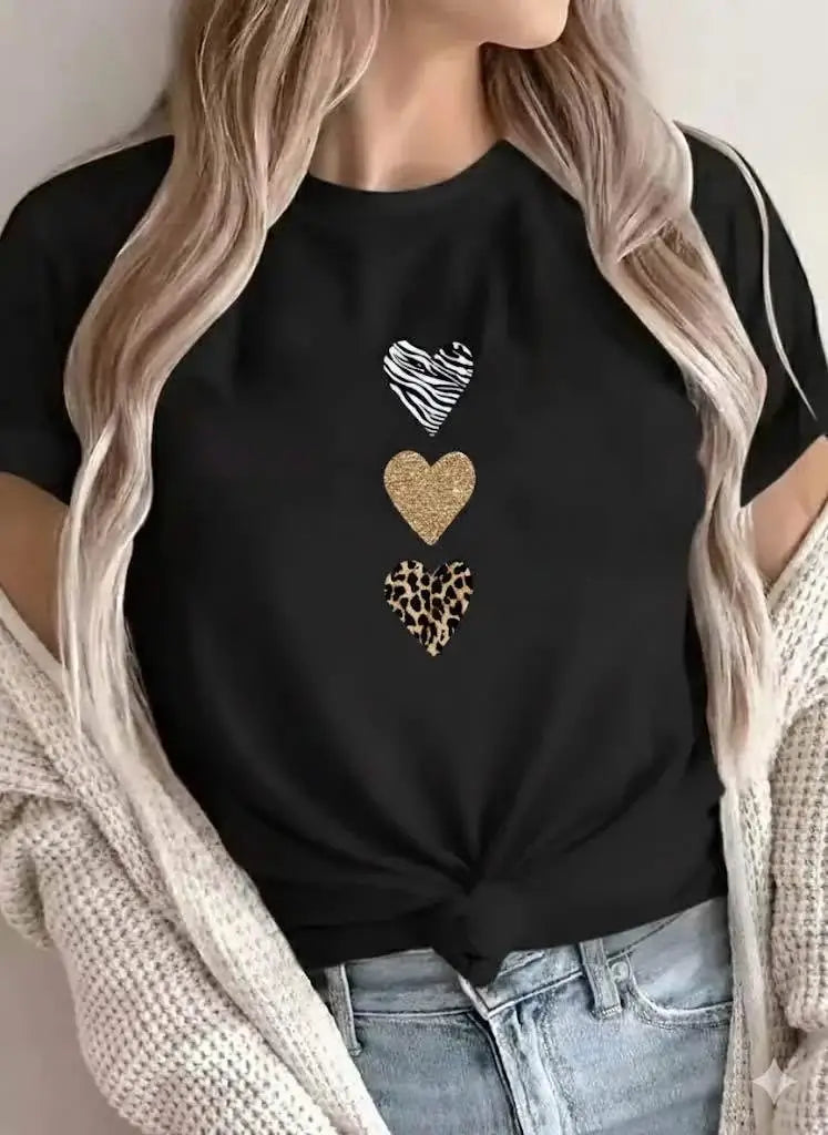 T-shirt estampado 100%  Algodão