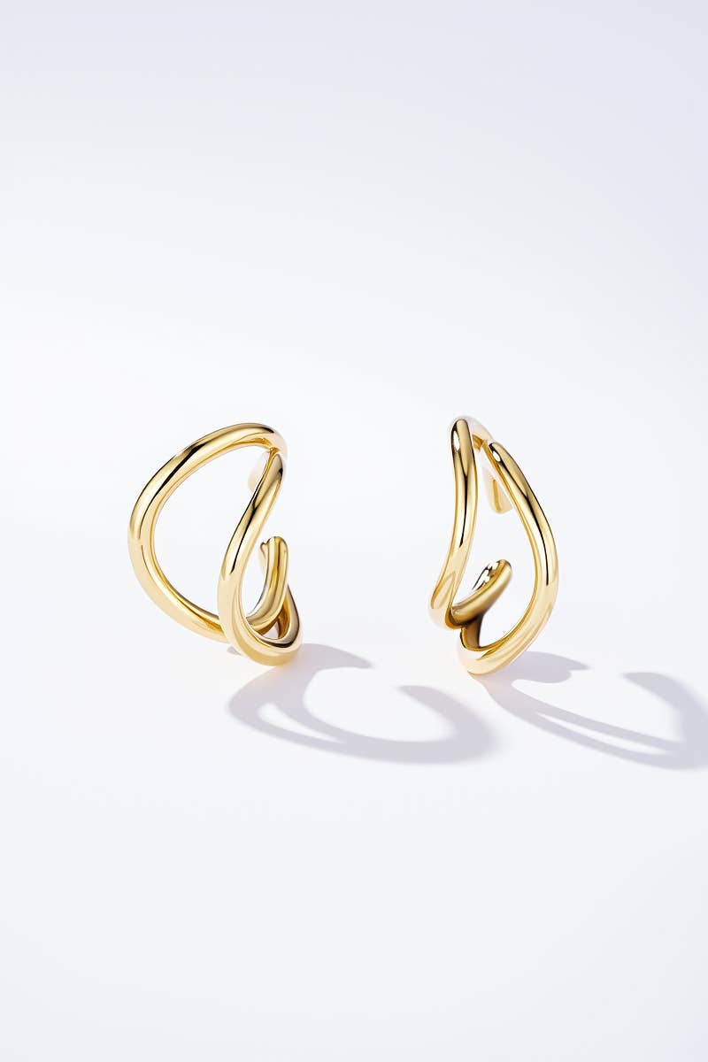 Earcuffs em aço inoxidável