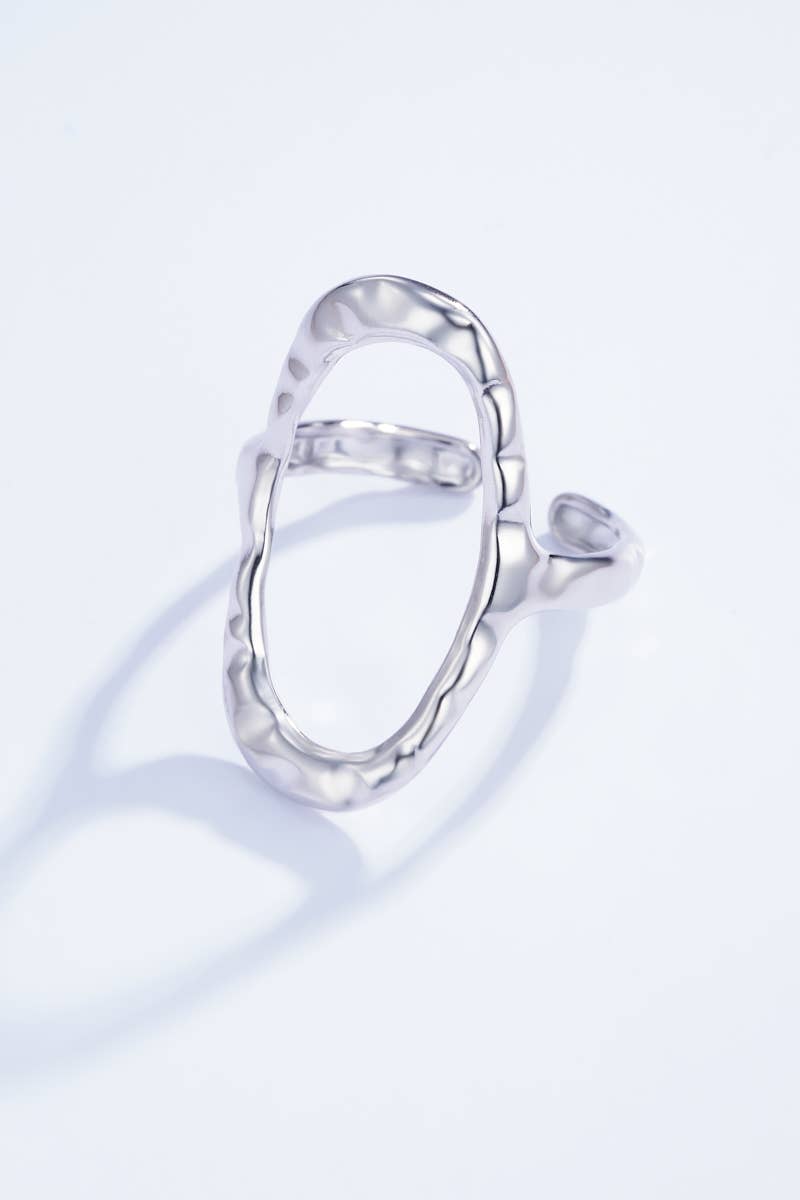 Anel texturizado de aço inoxidavel