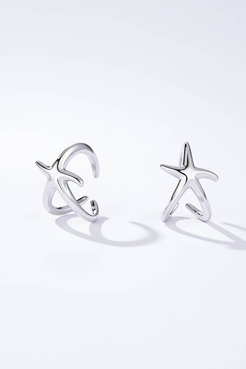 Earcuffs em aço inoxidável