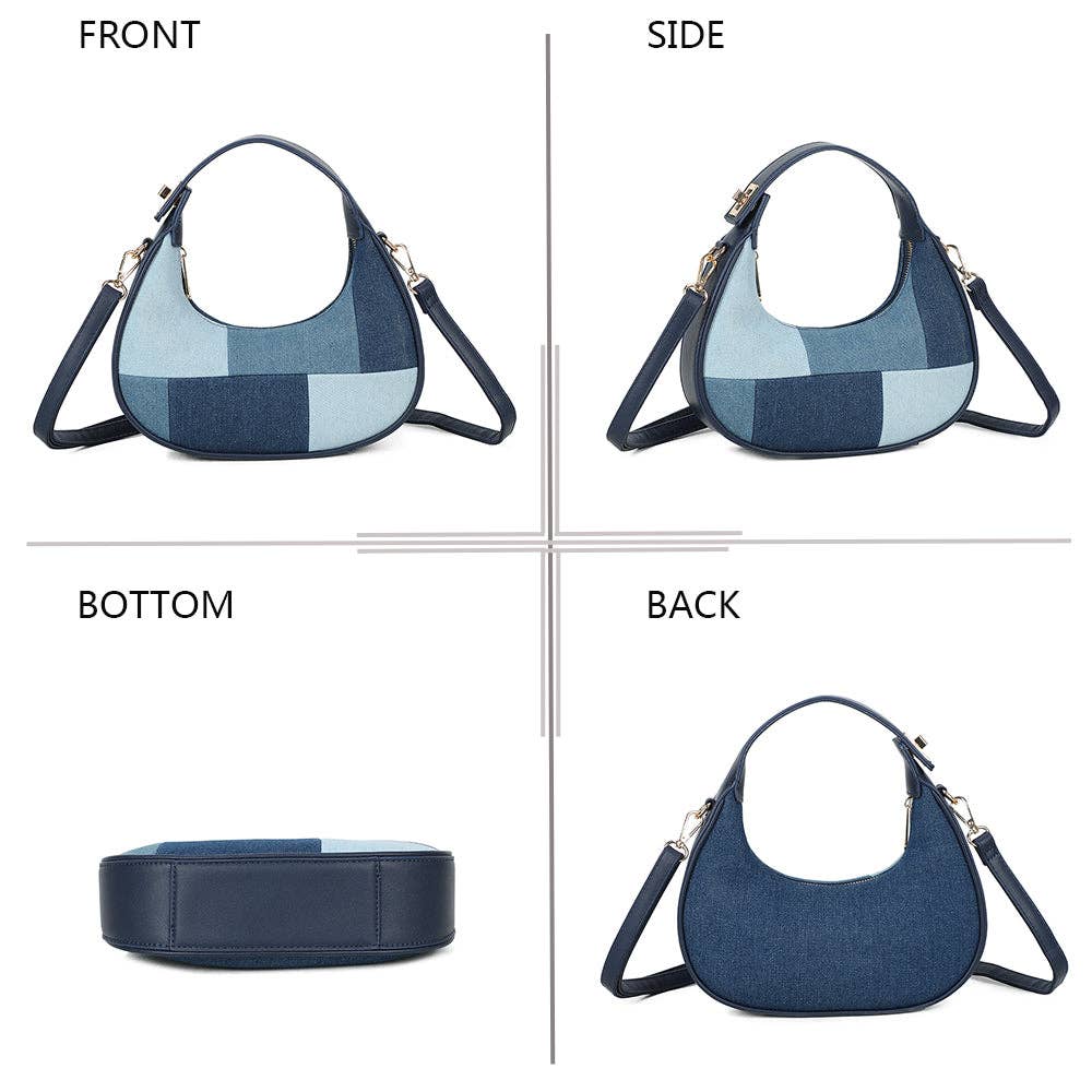 O Denim Chic Mala de mão