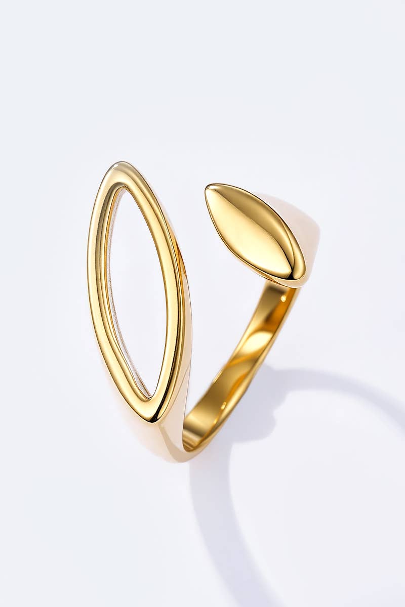 Anel em aço inoxidável