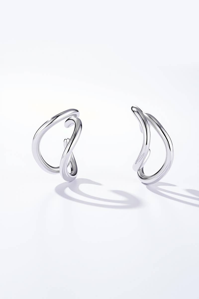 Earcuffs em aço inoxidável