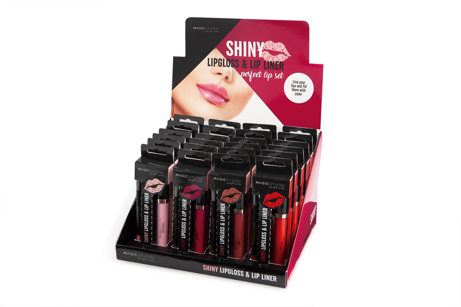 Magic Studio brilho labial e delineador labial