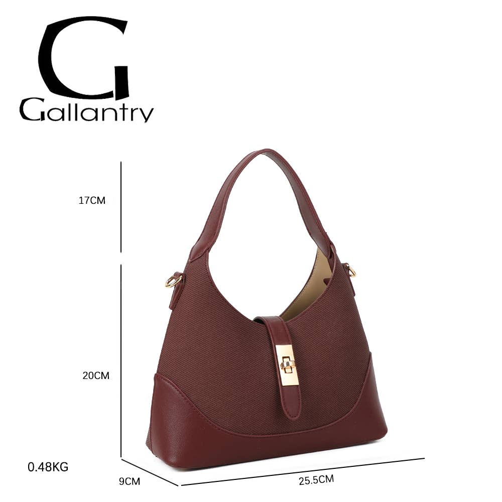 bolsa com linhas suaves e design equilibrado