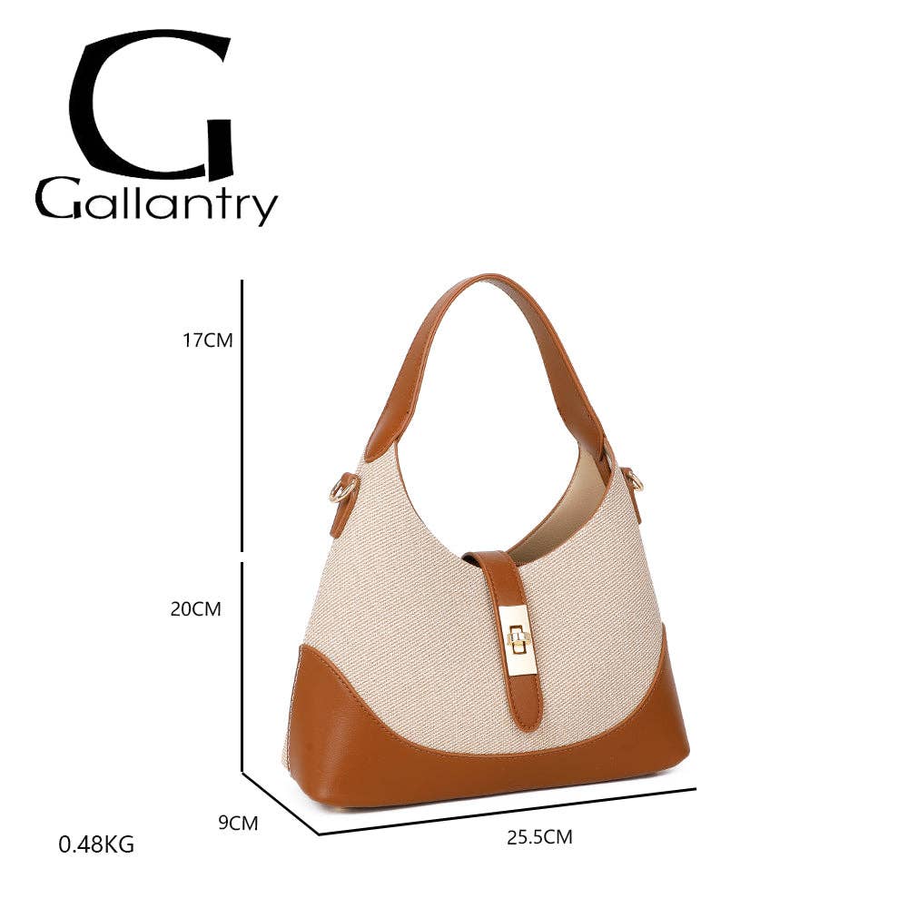 bolsa com linhas suaves e design equilibrado