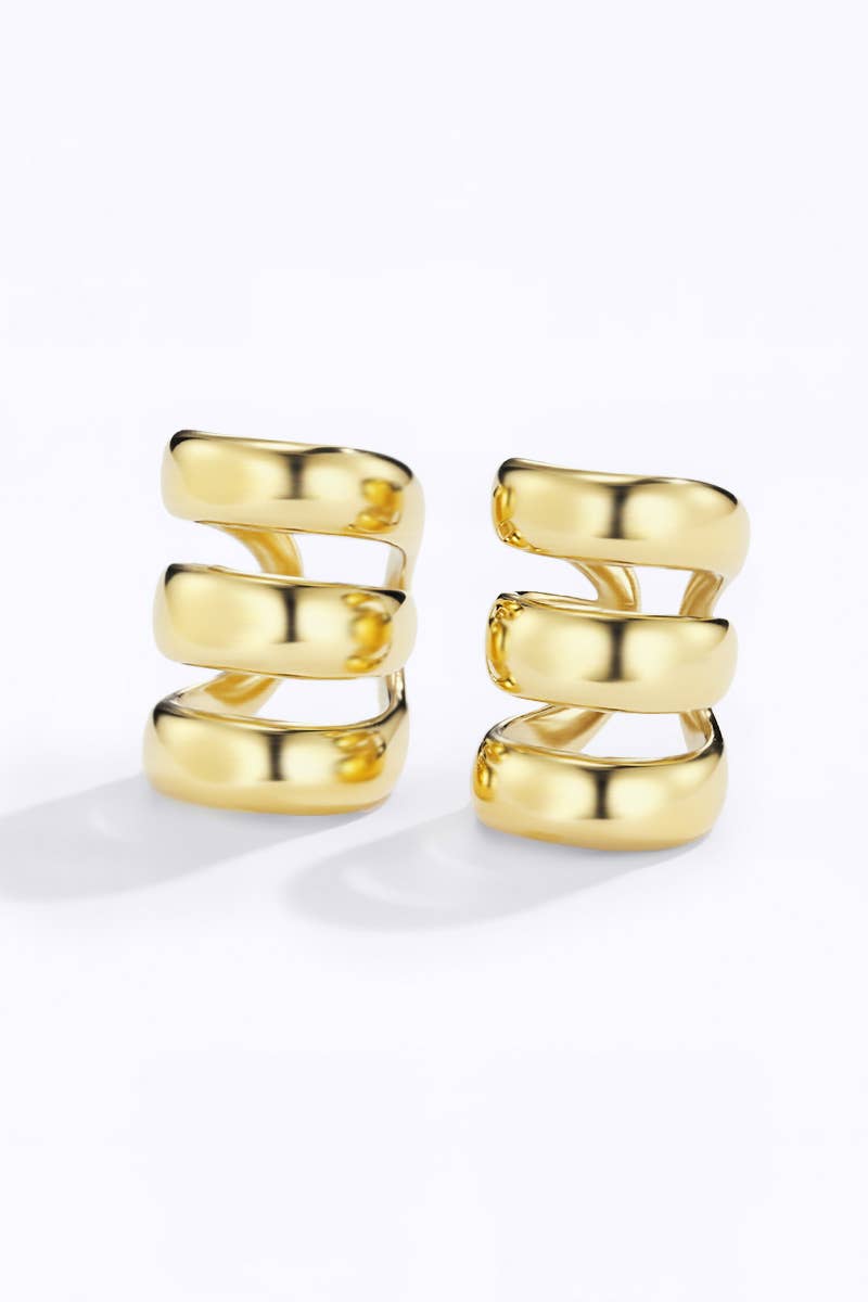 Brincos em aço inoxidável