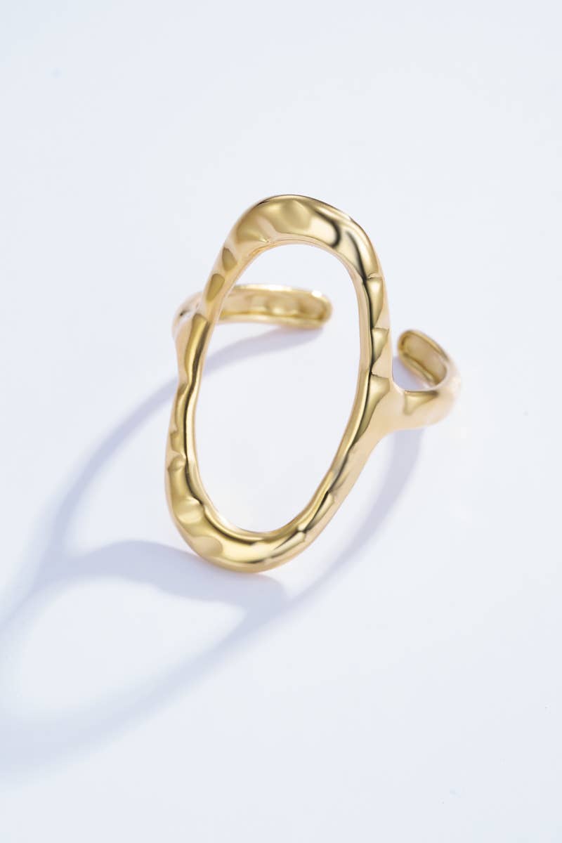 Anel texturizado de aço inoxidavel