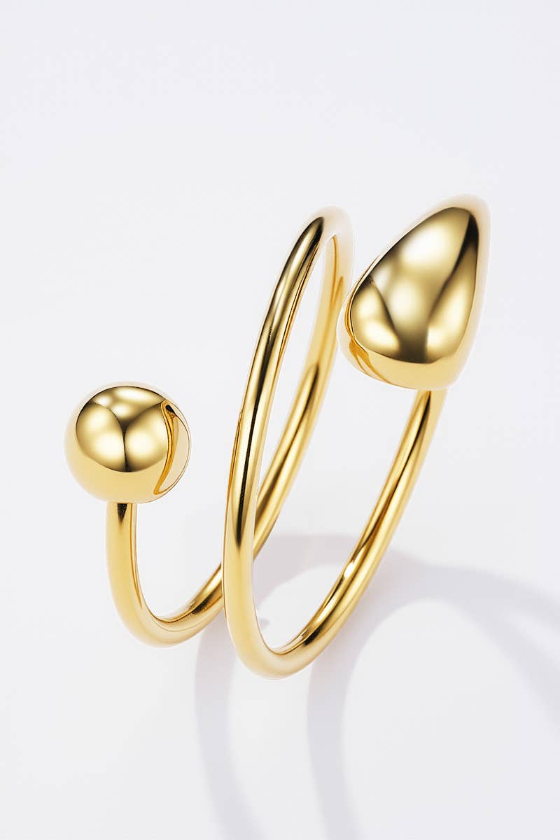 Anel em aço inoxidável